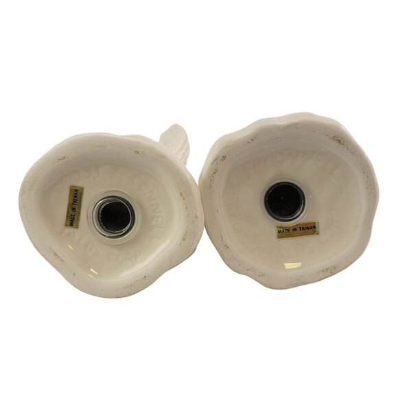 Vintage McConnell Talus Collectible Ceramic Angels Salt & Pepper Shaker Set - Picture 6 of 15